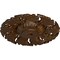Ekena Millwork Needham Ceiling Medallion (Fits Canopies up to 4 1/4"), 14 5/8"OD x 2 1/4"P, Root Beer Crackle CM14NERBC - alternate 4